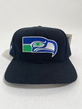 Vintage 1990's Black Seattle Seahawks SPORTS SPECIALTIES 'Plain Logo' Snapback