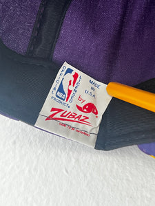 Vintage 1990's ZUBAZ Los Angeles Lakers "Magic Johnson Signature" Snapback Hat