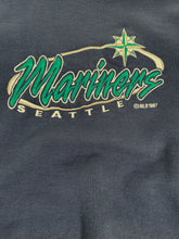 Vintage 1990's Seattle Mariners Embroidered Crewneck Sz. M