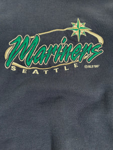 Vintage MLB - Seattle Mariners Embroidered Crew Neck Sweatshirt