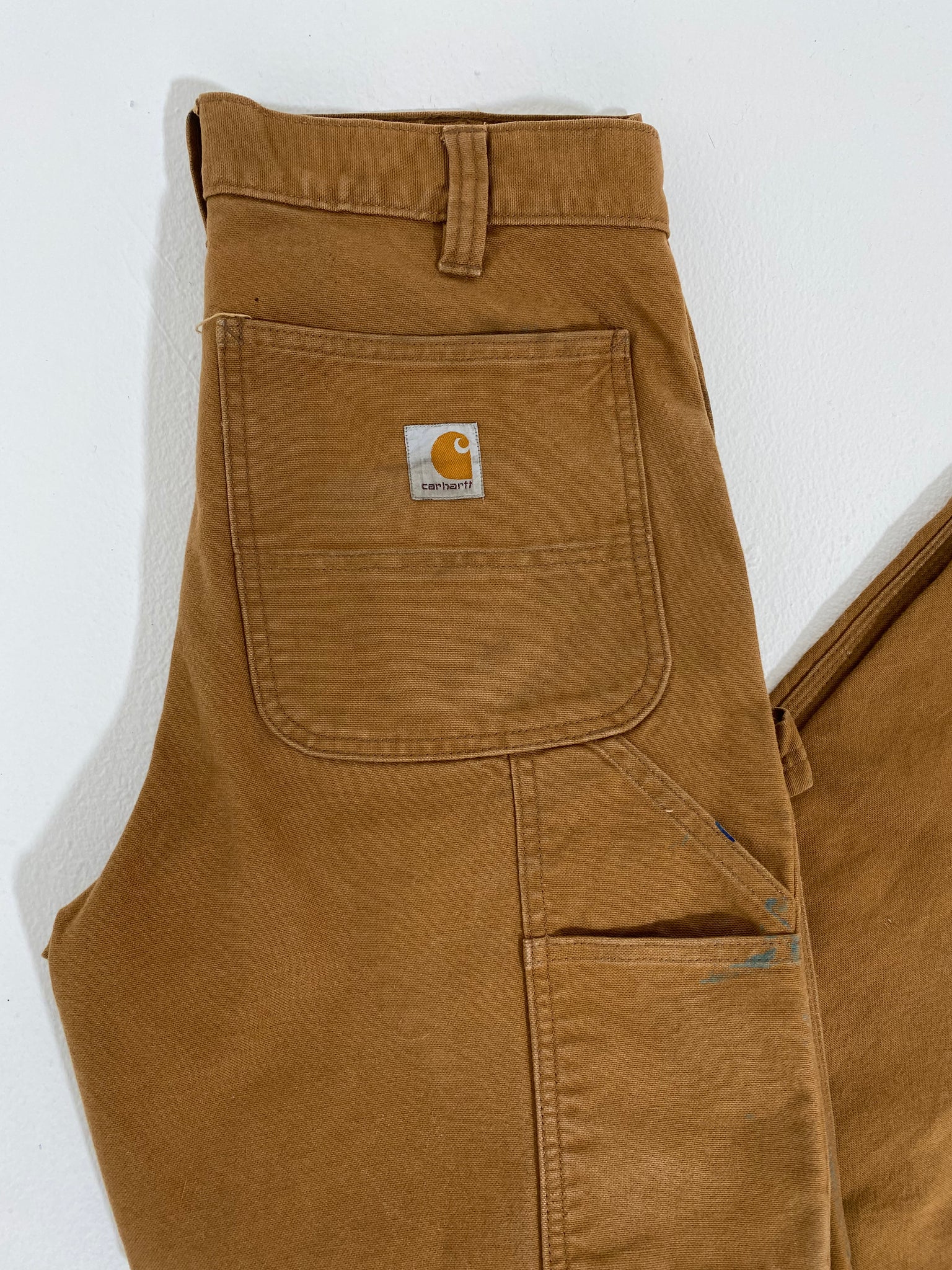 Vintage Carhartt Brown Work Carpenter Pants Size 30x29 – Thrift Sh