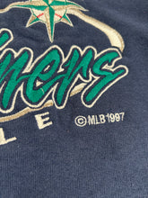 Vintage 1990's Seattle Mariners Embroidered Crewneck Sz. M