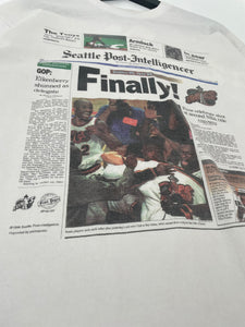 Vintage Seattle Super Sonics "1996 Western Conference Finals Champions" T-Shirt Sz. XL