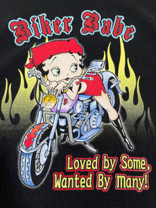 Vintage 1990's Betty Boop "Boopster Biker Babe" T-Shirt Sz. XL