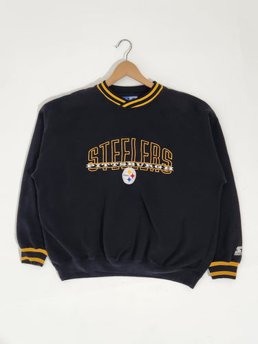 Pittsburgh Steelers Vintage 1994 Taz Crewneck Black