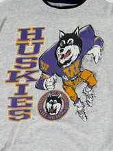 Vintage 1990's Grey Washington Huskies "RABID" T-Shirt Sz. XL