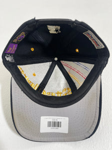 Vintage 1990's Pittsburgh Steelers Black Wool STARTER Snapback Hat