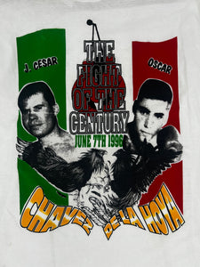 Vintage 1990's "Chavez v. De La Hoya" T-Shirt Sz. XL