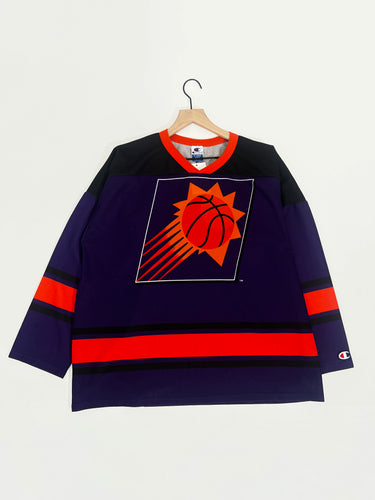 Vintage 1990's CHAMPION x Phoenix Suns Hockey Jersey Sz. XL