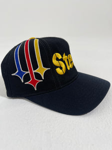 NFL, Accessories, Vintage Pittsburgh Steelers Starter Snapback Hat Nfl  Lightning Clean 0 Wool