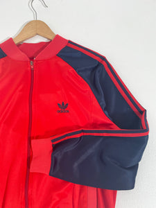 Vintage 1980's Red ADIDAS ATP Keyrolan Zip-Up Jacket Sz. L