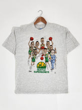 Vintage Seattle Super Sonics Salem Sportswear "Caricature / Fat Head" T-Shirt Sz. XL