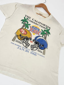 Vintage 1990's SuperBowl XXIX San Fransisco 49ers vs. San Diego Chargers 1995 T-Shirt Sz. XL