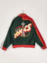 Seattle Supersonics Hardwood Classic Warm Up Jacket Sz. L