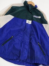 Vintage 1990s Nike Green/Blue Zip Up Wind Breaker Jacket Sz. XL