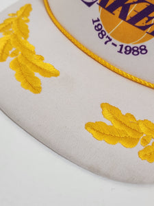 Vintage 1987-1988 Los Angeles Lakers World Champions Three Stripes Hat –  Zeus & Miles
