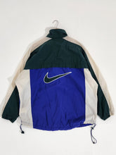 Vintage 1990s Nike Green/Blue Zip Up Wind Breaker Jacket Sz. XL