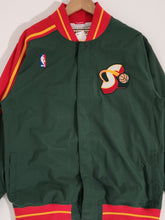 Seattle Supersonics Hardwood Classic Warm Up Jacket Sz. L