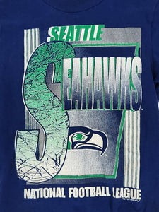 Vintage 1990s NFL Seattle Seahawks Youth Graphic T-Shirt Sz. YS