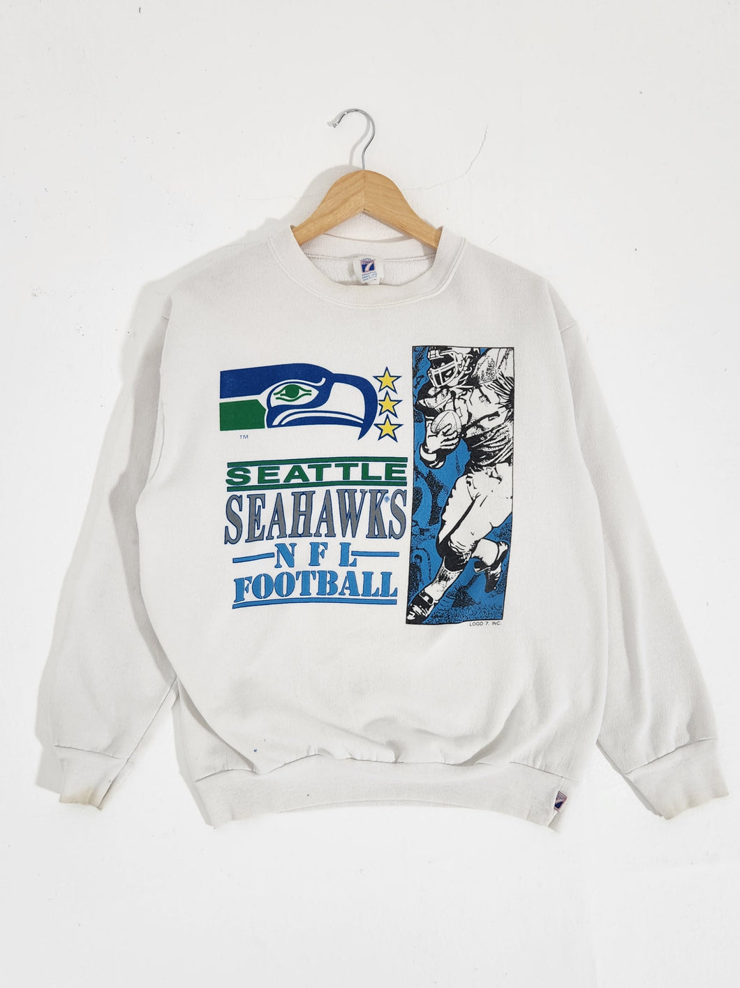 Vintage 1990's Seattle Seahawks Crewneck Sz. XL