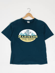 Seattle Mariners Throwback Alaska Airlines Baseball Polyester Jersey –  thefuzzyfelt
