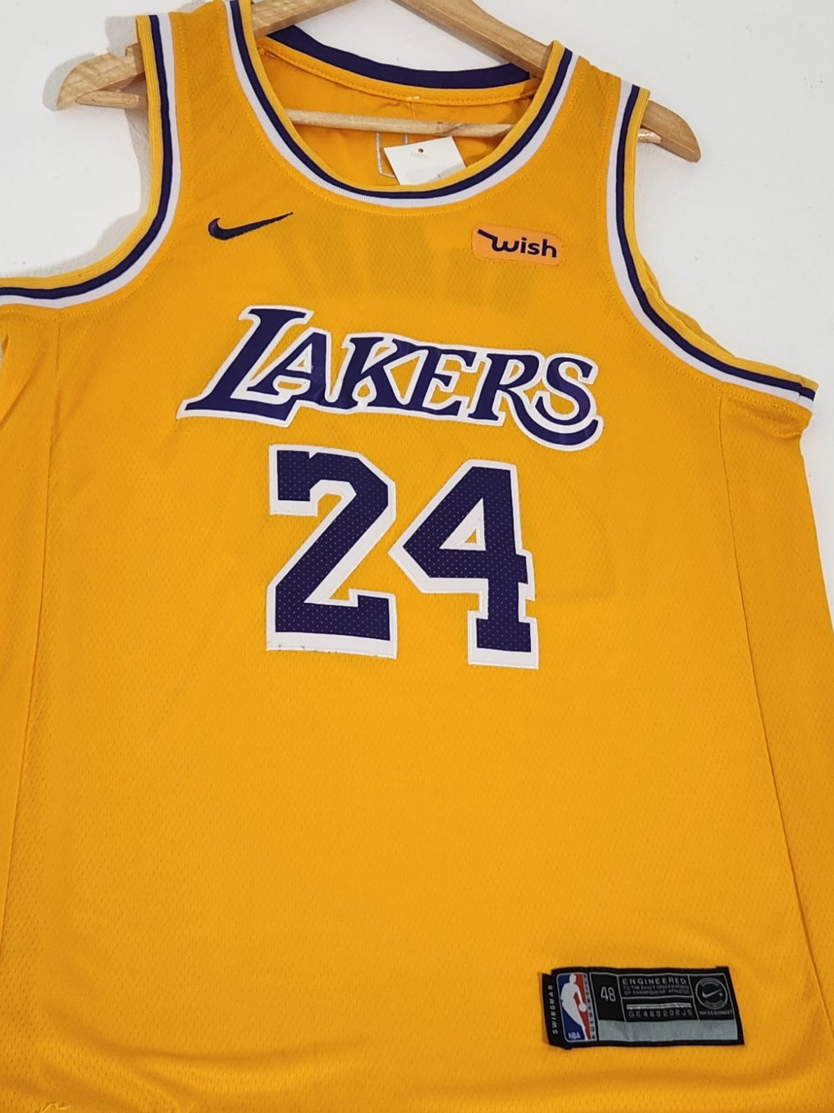 Children's Jersey - NBA Los Angeles Lakers #24 Kobe Bryant