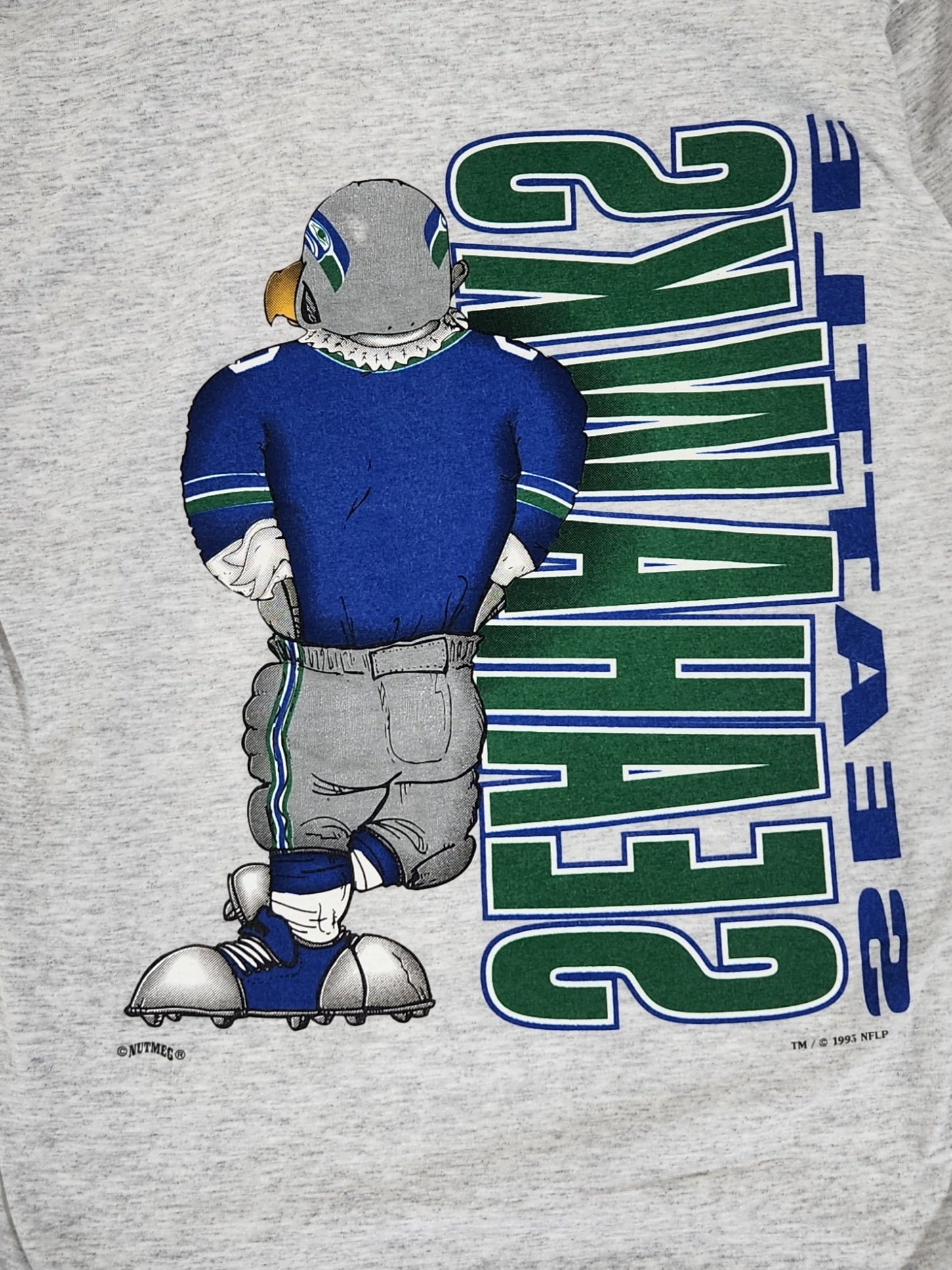 Vintage 1990's Seattle Mariners NUTMEG MILLS T-Shirt Sz. L