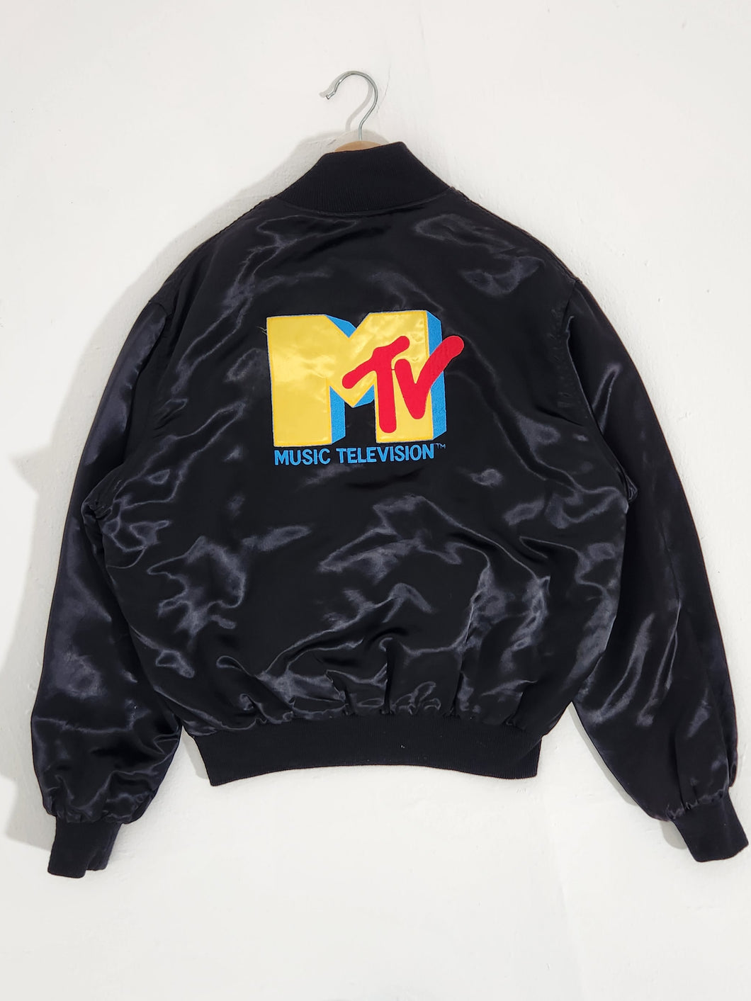 Vintage 1990's MTV Satin Jacket Sz. L