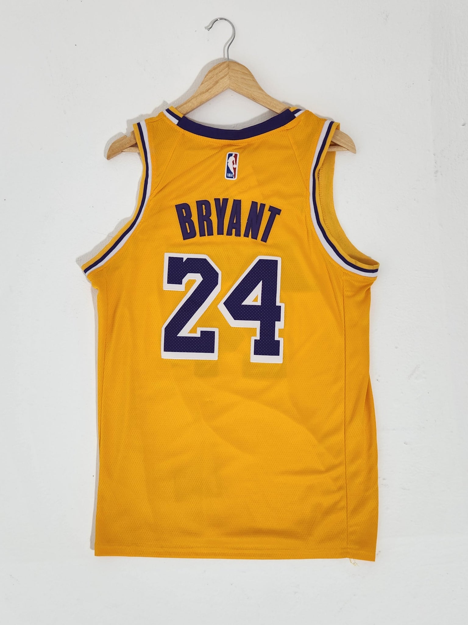Lakers BRYANT #24 Yellow Kids NBA Jersey