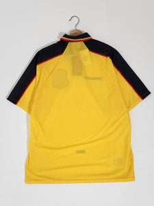 Vintage Scottish Football Association UMBRO Yellow Soccer Jersey Sz. XL