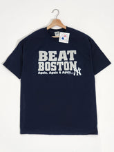 Vintage 1990s New York Yankees "Beat Boston" NWT T-Shirt Sz. XL