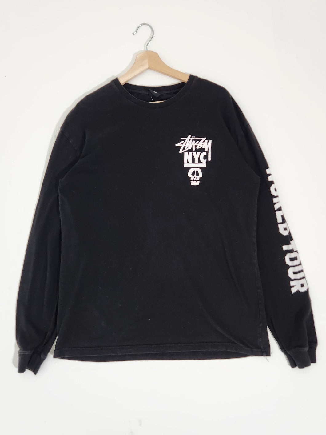 Stussy World Tour Long Sleeve Shirt Sz. M