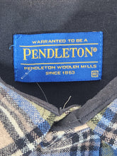 Vintage 1990s Pendelton Cream Wool Flannel Sz. XL