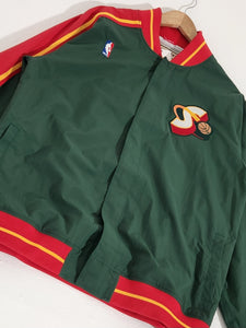 Seattle Supersonics Hardwood Classic Warm Up Jacket Sz. L