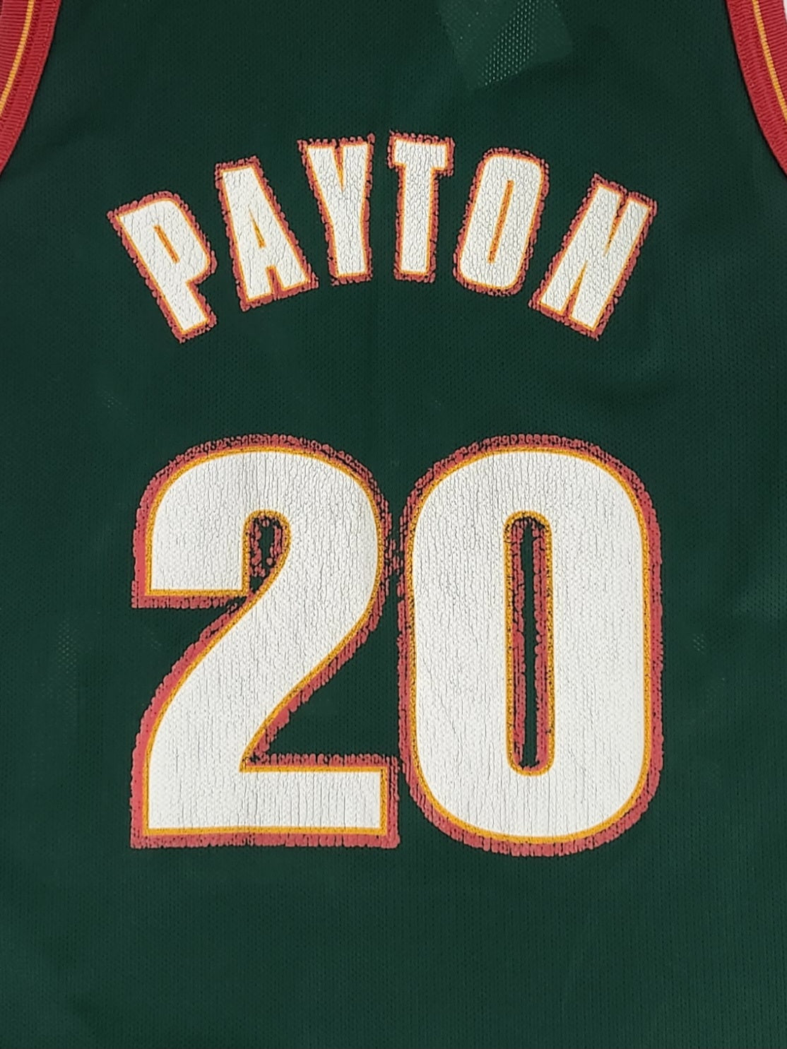 Seattle Supersonics Gary Payton Champion Jersey Size 44