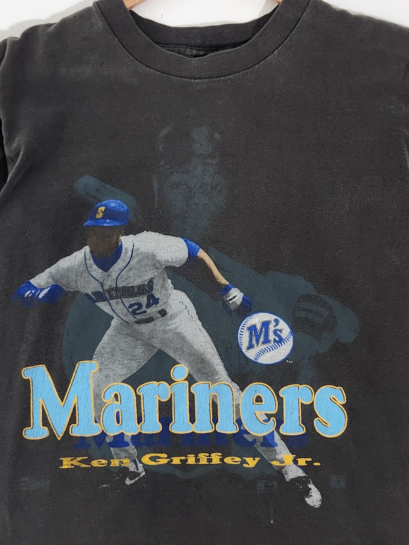 Vintage 90s Ken Griffey Jr Pro Player T Shirt Seattle Mariners XL USA Made  Salem