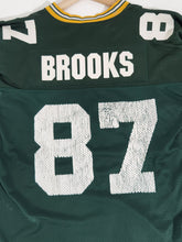 Vintage 1990's Robert Brooks Green Bay Packers Starter Jersey Sz. L