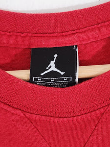 Vintage Y2K Jordan Fire Red 5's T-Shirt Sz. M
