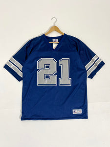 DEION SANDERS DALLAS COWBOYS VINTAGE 1990'S LOGO ATHLETIC JERSEY