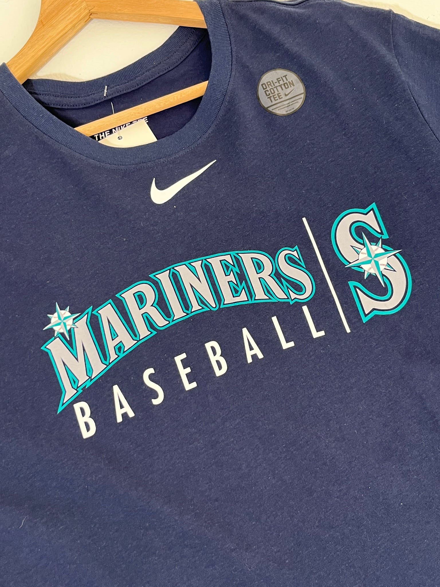 Seattle Mariners dri fit Button Up Baseball Jersey