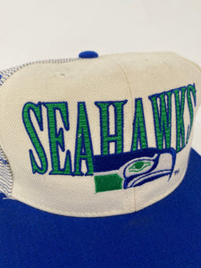 Vintage 1990's Seattle Seahawks Sports Specialties "Laser" Snapback