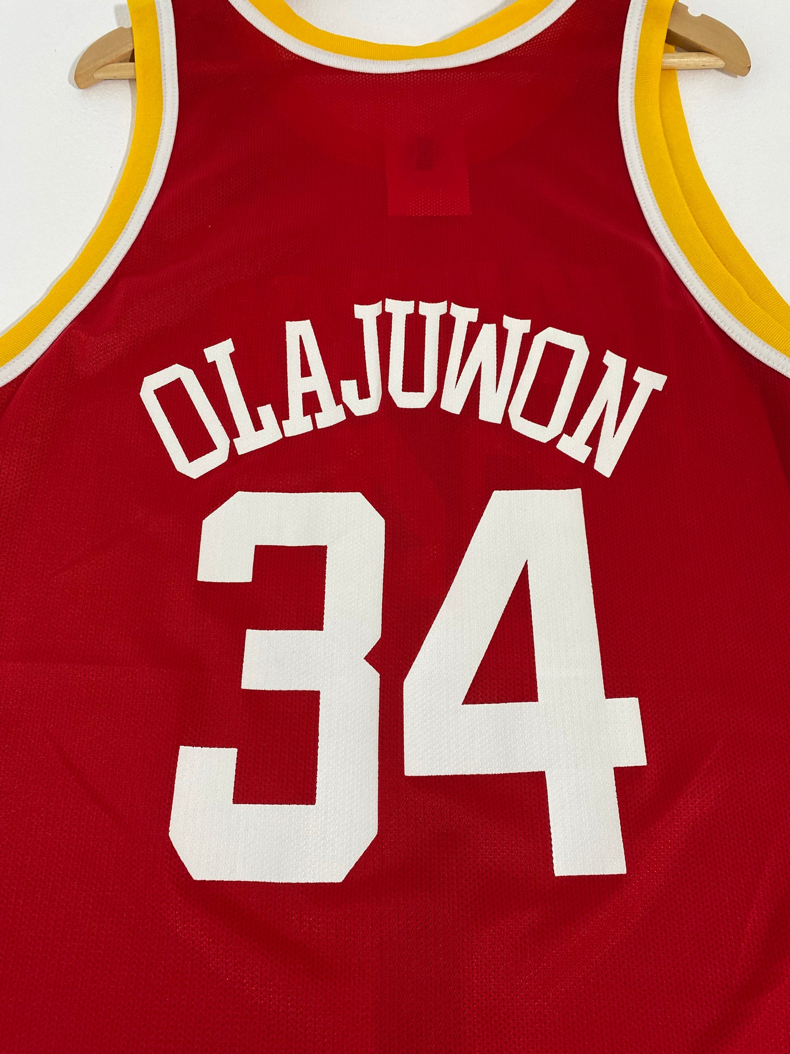 Vintage 1990's Houston Rockets 'Hakeem Olajuwon' Champion Jersey Sz. X