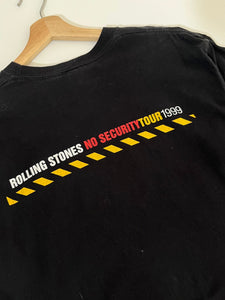 Vintage The Rolling Stones "No Security 1999 Tour" T-Shirt Sz. XL