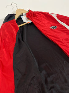 Vintage 1990's Red Nike Basketball Warm-Up Shoot-Around Shirt Sz. L