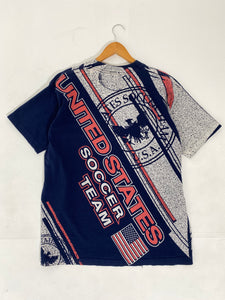 Vintage 1990's A.O.P. United States (USA) Soccer T-Shirt Sz. XL