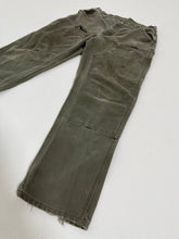 Vintage 34x34 Olive Carhartt Double-Knee Carpenter Pants