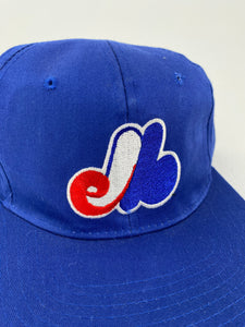 Vintage 1990's Montreal Expos Twill Snapback Hat