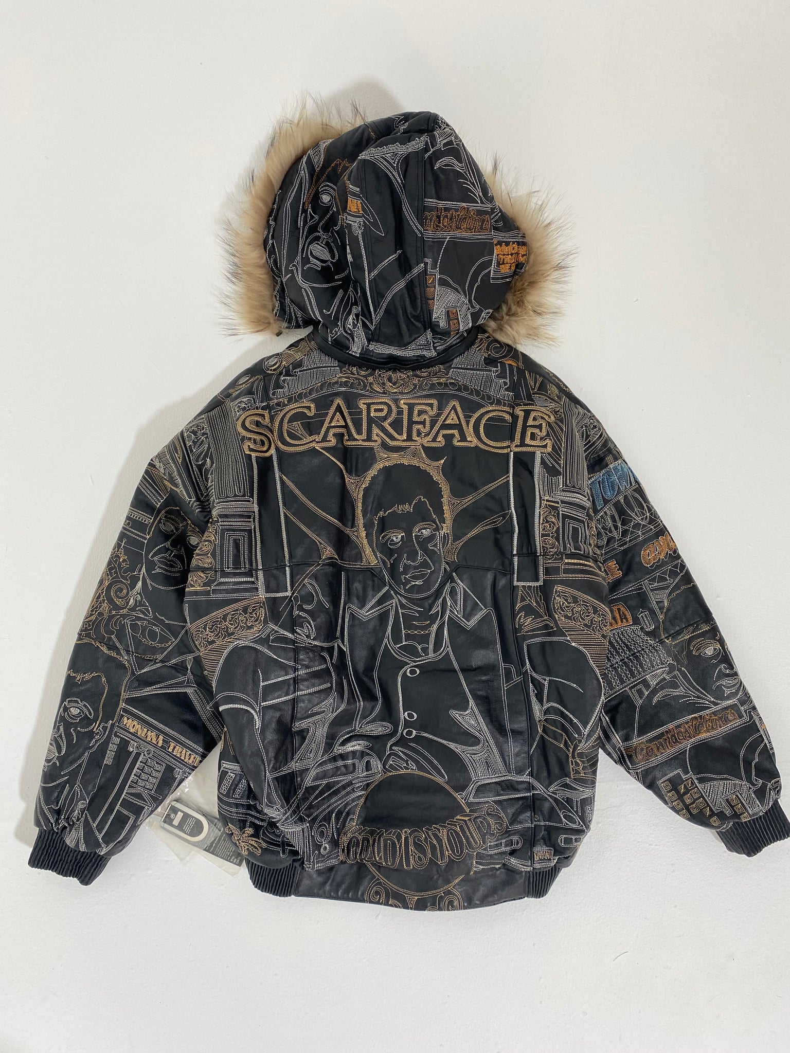 Scarface clearance leather coat