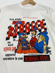 Vintage 1996Jeff Foxworthy’s  "You Might Be A Redneck" Cartoon T-Shirt Sz. XL
