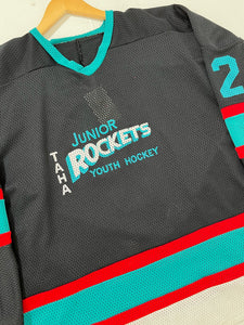 Vintage Tacoma Junior Rockets Hockey Jersey Sz. L